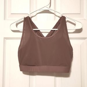 Fabletics Faye High Impact Sports Bra Mauve
